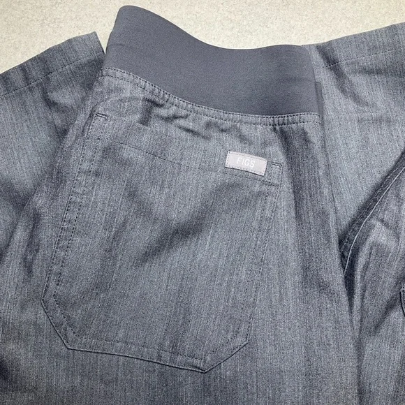 Figs Livingston Pant Set XS Graphite Gray NWOT - Picture 3 of 9